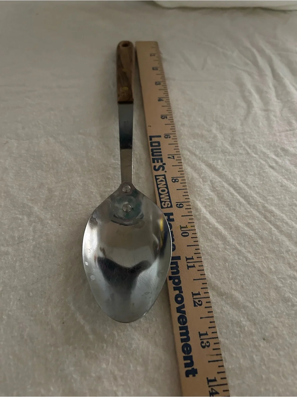 Robinson Vintage Serving Spoon with wood Handle 12